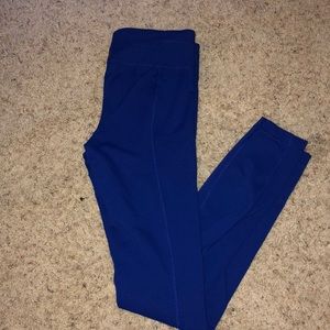 Blue under armor leggings